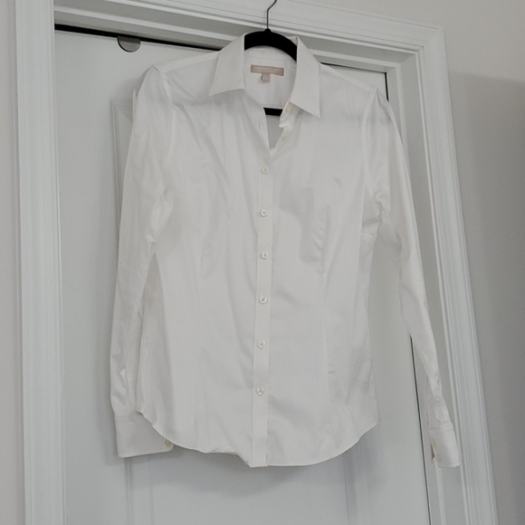 banana republic white dress shirt